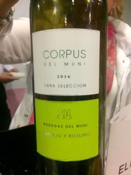 Etiqueta del vino CORPUS DEL MUNI 2016 SARA SELECCIN
