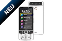 Telfono SmartVision con pantalla tctil, botones y comandos de voz